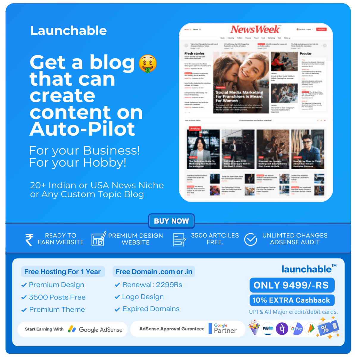 GetLaunchable's tweet photo. To increase your income, it's important to understand your strengths and have a clear plan for action, which is the issue we are addressing by creating our AI Auto Blog Package and DropShip Pro Package. https://t.co/lUdTKLFS1R