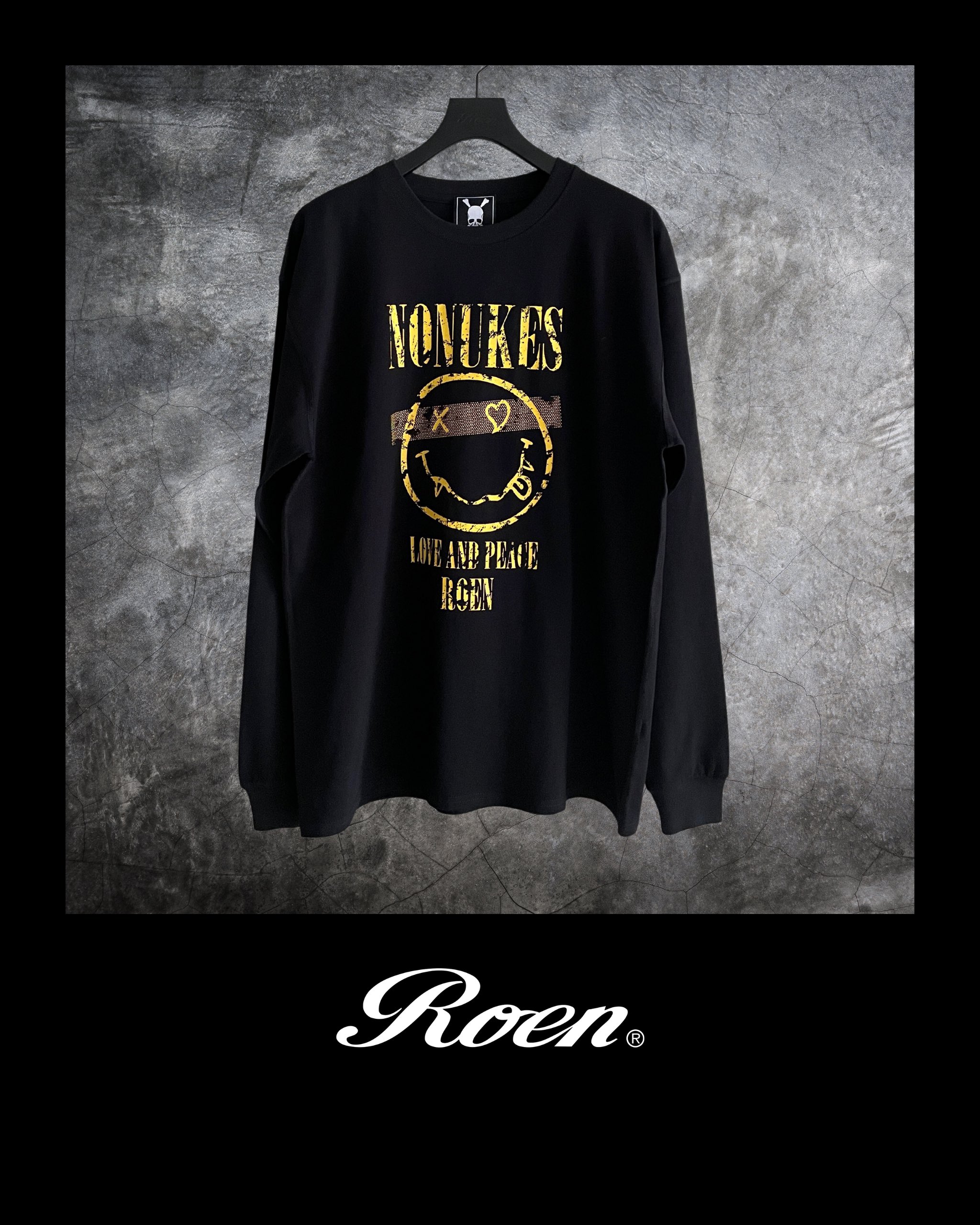 牛革✨Roen✨ロエン✨箱付き✨スタッズ✨ブラック✨星✨ラウンドファスナー✨新品 row-021_2.jpg