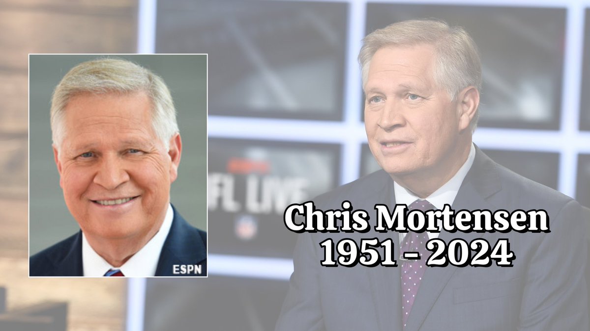 The PFWA mourns the loss of ESPN's Chris Mortensen, the PFWA' s 2016 Bill Nunn Jr. Award recipient. Bob Glauber's appreciation of Mort, 'Chris Mortensen was the best of us', can be found here: profootballwriters.org/2024/03/03/chr…