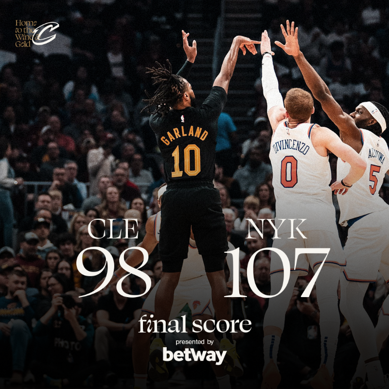 Knicks beat Cavs 107-98