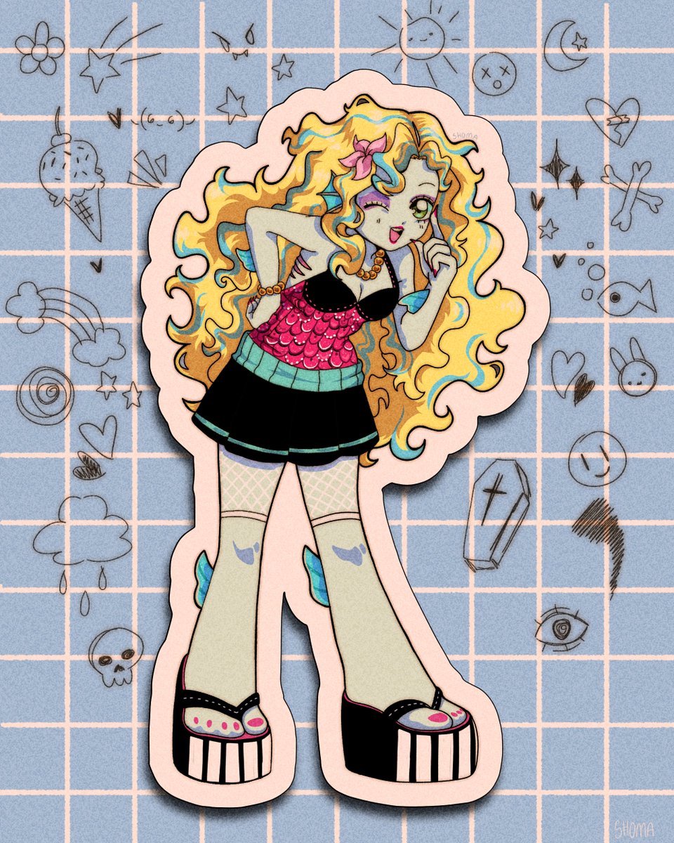SHOMAbones's tweet photo. Lagoona Blue my precious 🐟#monsterhigh https://t.co/TIgePudaiX