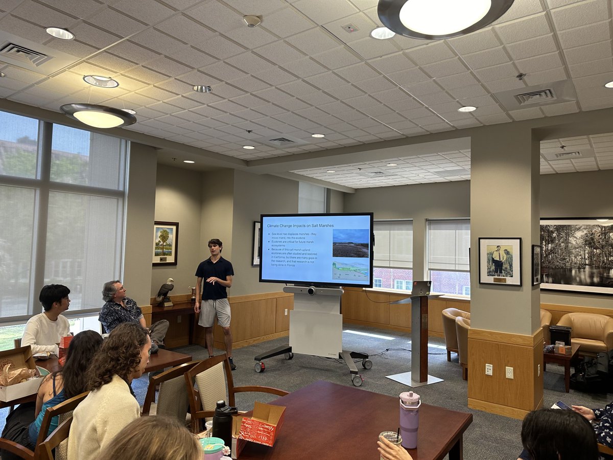 It was a great week for the C.E.W.L. lab! Most of the lab presented at the Graduate Student Symposium (which Emory organized!!) and Ari gave an excellent presentation to the Florida Climate Institute as part of his fellowship! Go team!