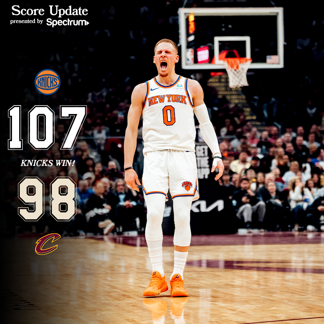 Highlights and points: New York Knicks 107-98 Cleveland Cavaliers in NBA