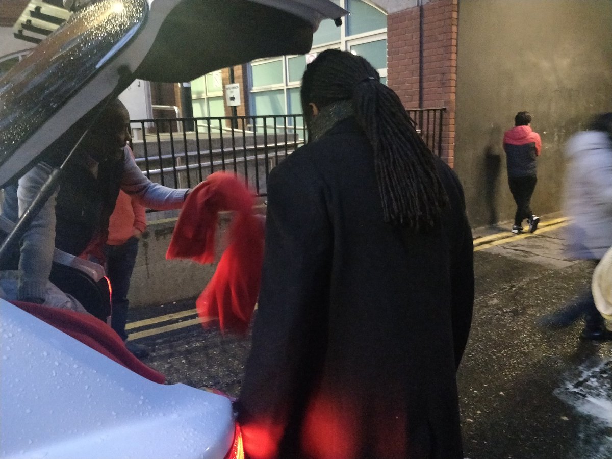 Last evening some Kenyan friends and I went to drop some blankets to the International Protection applicants living in the tents around the IPO offices. Their living conditions are deplorable! Mobile washrooms from the council badly needed! <a href="/DubCityCouncil/">Dublin City Council</a> the least you can do