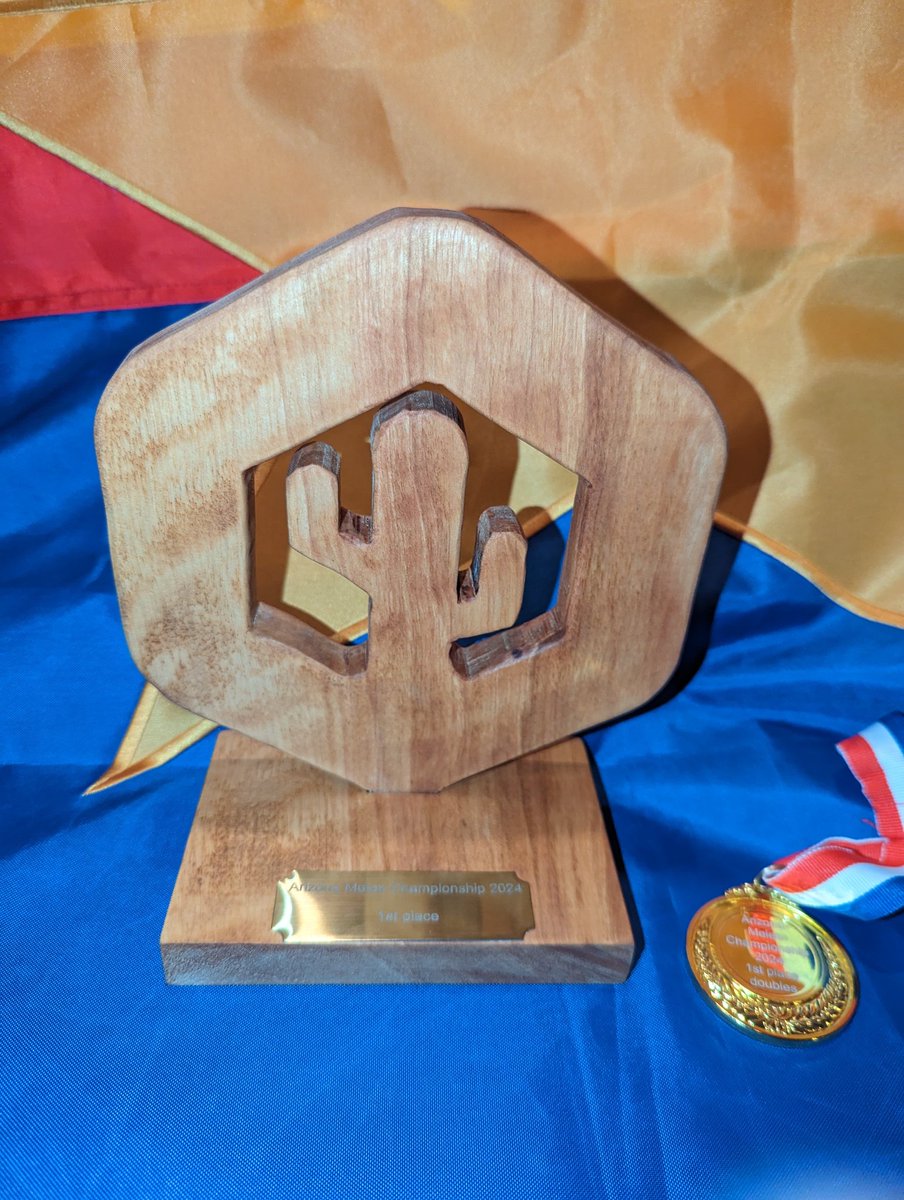 I won the AZ melee championship!!! after getting a bitter second place last year I really, really wanted to get it this time. very happy 😭