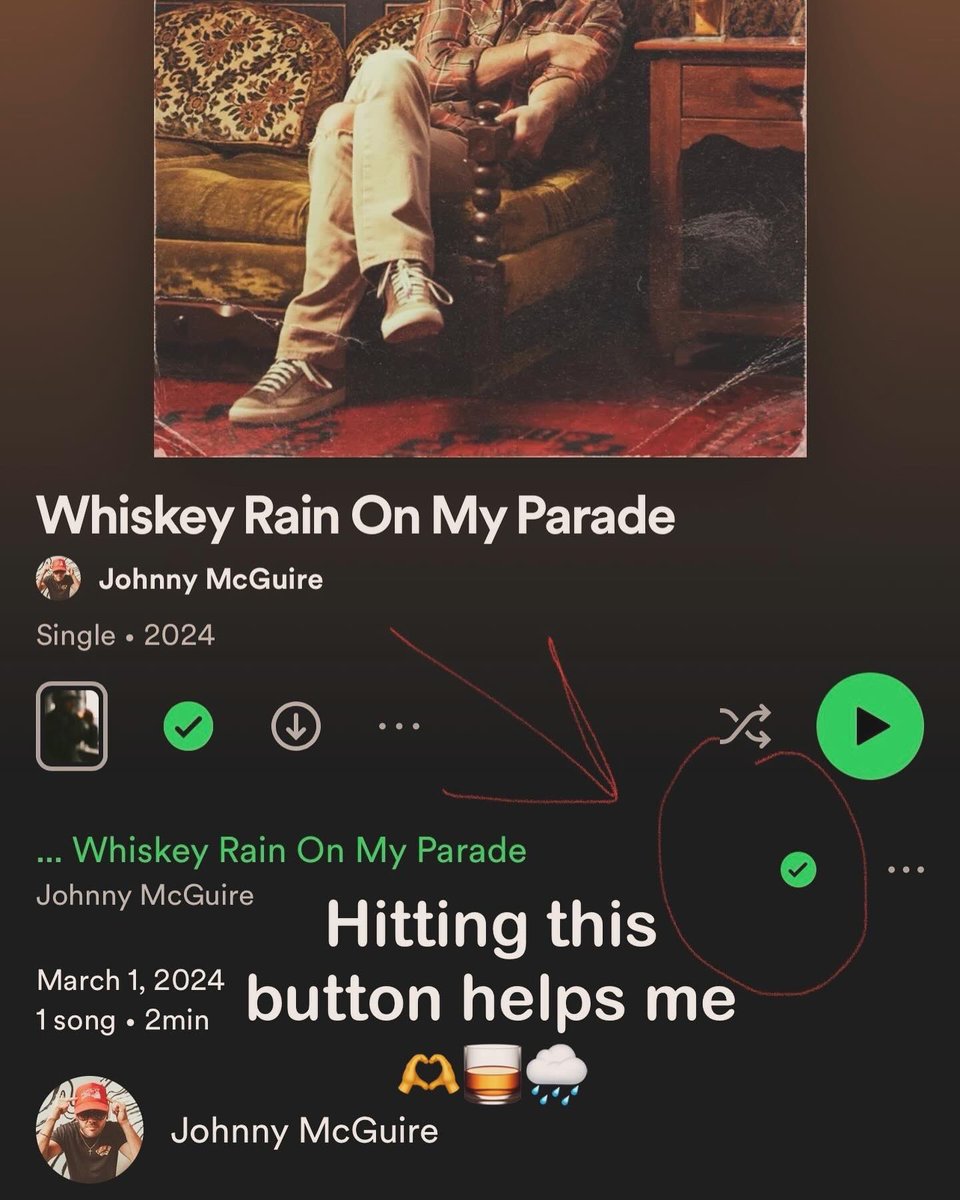 Check out my new song “Whiskey Rain On My Parade.” It’s the first song I’ve released that I’ve produced. Hope ya dig it. 🥃🌧️ #newmusic #whiskey #rain