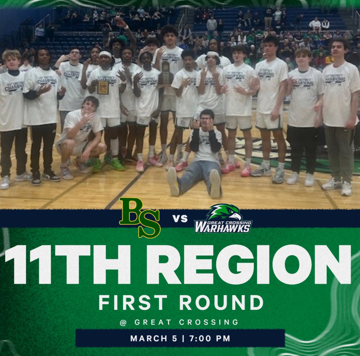 Warhawks host Bryan Station (23-7) Tuesday in the 11th Region 1st rd.

Tickets available online only at GoFan: gofan.co/event/1438888?…

Tip at 7 pm, gates open at 6 pm. Get there early, large crowd expected. 

You can also check out the stream on the NFHS Network.

Go Warhawks!!!