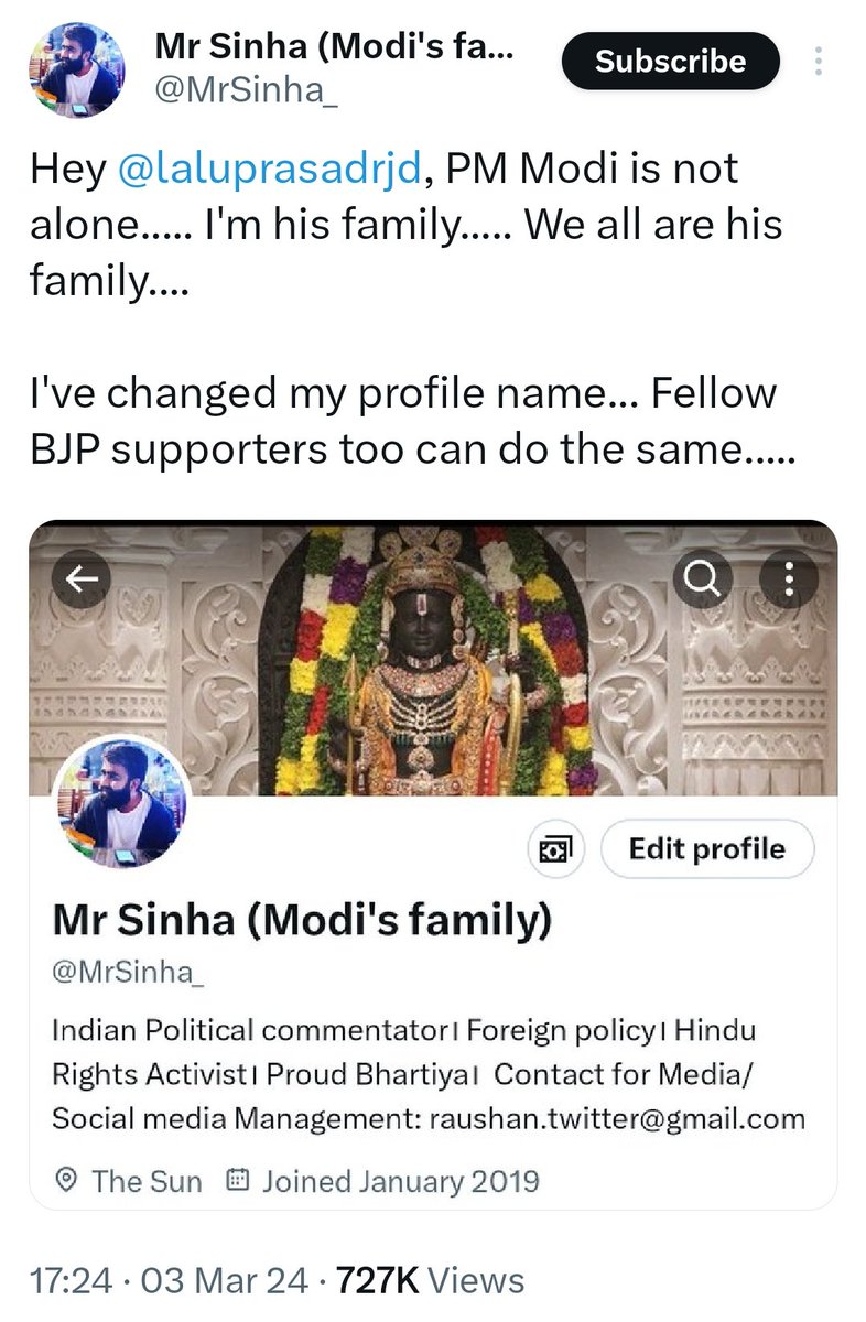 darshanpathak's tweet photo. @ANI Lord @MrSinha_ impact 🙏🏽 https://t.co/r4ditg5dJP