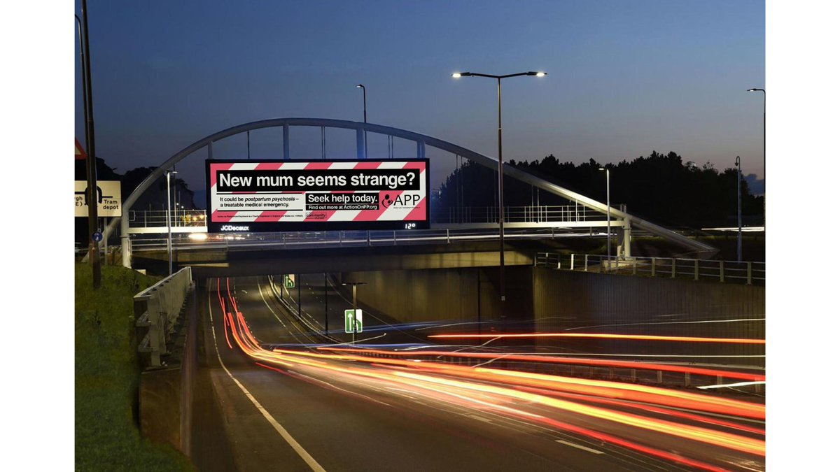 News: Action on Postpartum Psychosis launches nationwide awareness campaign with billboards across the UK today: ow.ly/P3ev50QKzYc