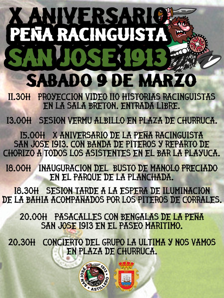 besayarrc's tweet photo. Esta semana la previa se empieza el sábado con la celebración del 10° aniversario @sanjose1913 
Acabaremos el fin de semana con volcada fijo 🤪 https://t.co/gJDjcknUGM