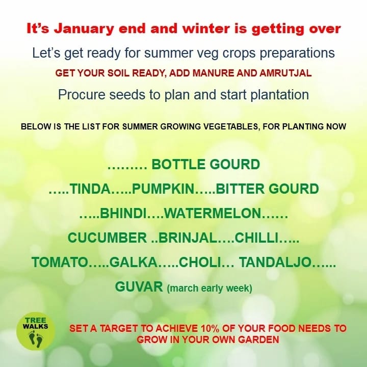 vibesofindia_'s tweet photo. It's January end and winter is getting over
Let's get ready for summer veg crops preparation

#January #cold #ending #summer #vegetables #soil #fertilizer #treewalks https://t.co/MFTKZzkAjq