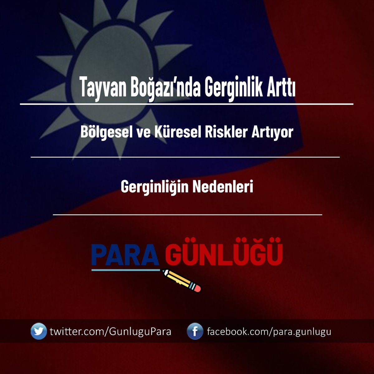 Tayvan Boğazı’nda Gerginlik Arttı: Bölgesel ve Küresel Riskler Artıyor... paragunlugu.com/tayvan-bogazin… #paragunlugu