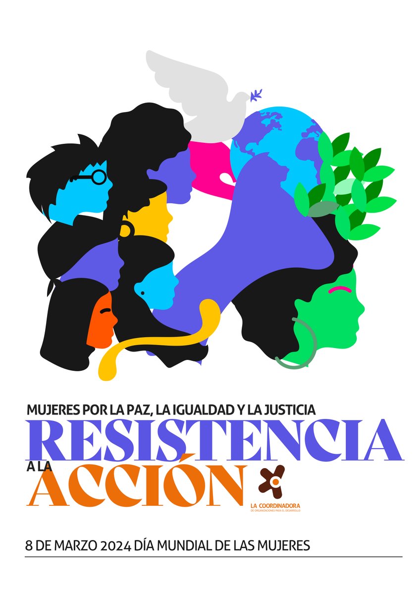 #8M Esta semana nos unimos al grito global feminista para conmemorar el día mundial de las mujeres 💜🌐

De la resistencia a la acción📢

#MujeresConLaPaz