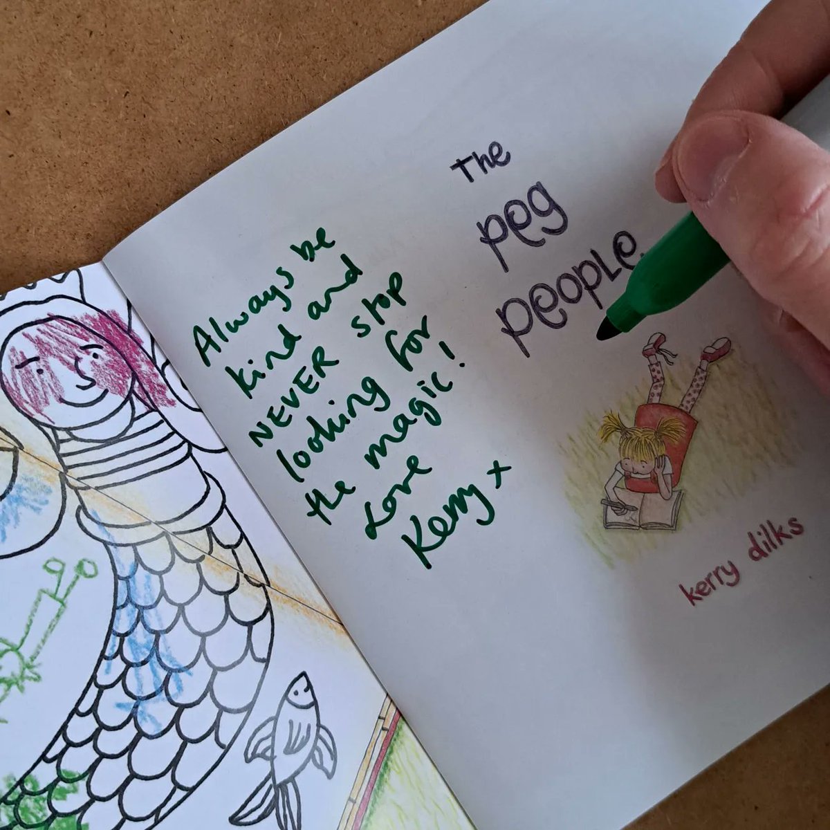 DilksKerry's tweet image. Day 2 of #marchmeetthemaker over on IG is The Human Touch. Today would be a good day to order your Mother's Day cards:
kerrydillustrations.etsy.com
I'm spending a lot of time pre-signing books for a school visit this Friday! I like to write messages in books for kids ❤️ #WorldBookDay