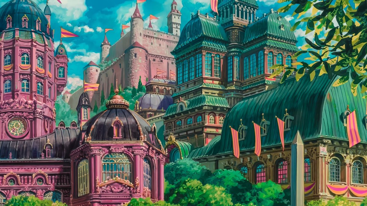 anime_'s tweet photo. Ghibli Sceneries ✨ https://t.co/UgCgbyWPZo