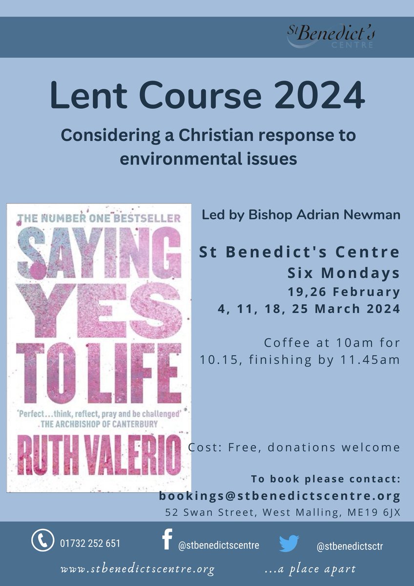 Our Lent course continues this month; read our latest newsletter and find out what else is happening at the Centre. We look forward to seeing you: stbenedictscentre.files.wordpress.com/2024/02/newsle…