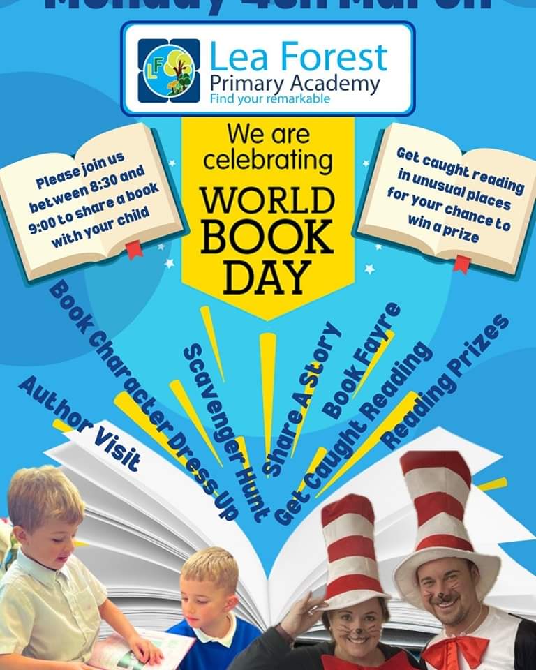 Good morning everyone,  it's World Book at LFPA today. Can't wait to see everyone 🤩
@Lea_Forest_HT <a href="/LFP_MissEvans/">Miss Evans</a> @lea_forest_aet @LFP_Dep @LFP_DHT_MrW <a href="/MrsCraven__/">Mrs Craven 💫</a> <a href="/mrsrmurad/">ruth murad</a> @AETAcademies