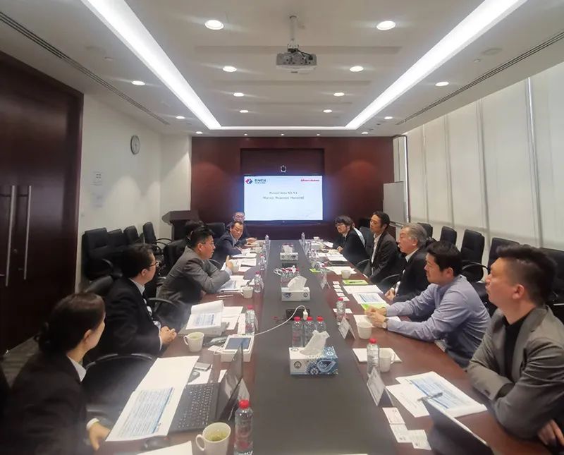 UAEPowerChina1's tweet image. Recently, Mr. Peng Gang, President of PowerChina MENA, held a meeting with Mr. Harada Satoru, Executive Officer &amp;amp; Chief Operating Officer of Power Division of Marubeni Corporation, both parties reached consensus on further cooperation.
#POWERCHINANEWS #Marubeni