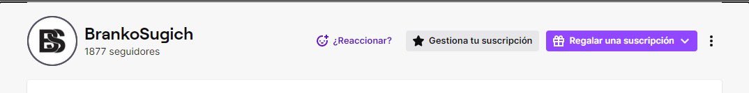 tuvimos una gran primer semana en twitch, llegamos a los 51 subs y ya estamos por llegar a los 1,900 seguidores!! gracias por pasarse por el canal y ver los streams, espero los disfruten tanto como yo🥳🥳🥳

directo a las 7 pm todos los dias.
twitch.tv/brankosugich