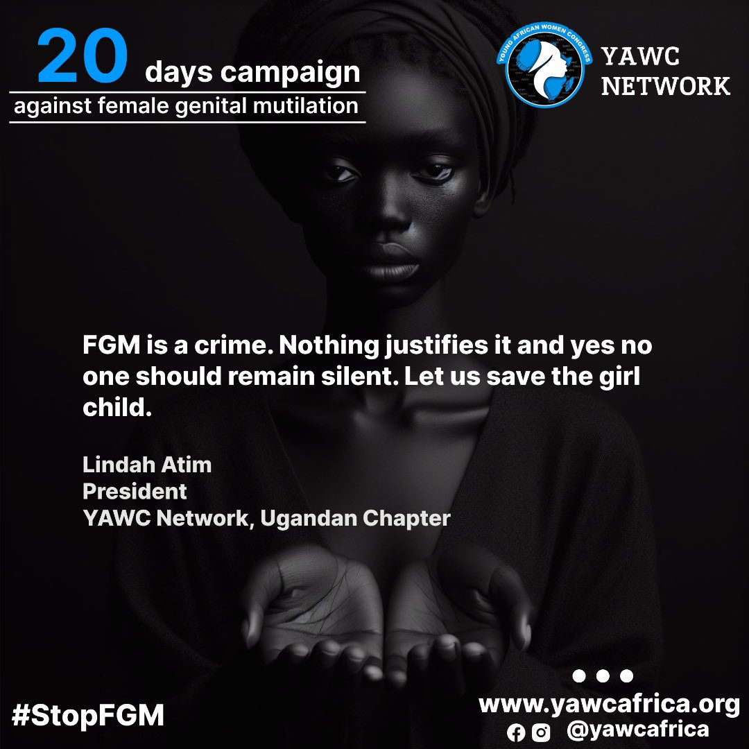 YAWCAfrica's tweet photo. #DontCutHer #HerVoiceHerFuture #StopFGM #DropThatKnife #YAWCNetwork https://t.co/nDtxRpzl2A