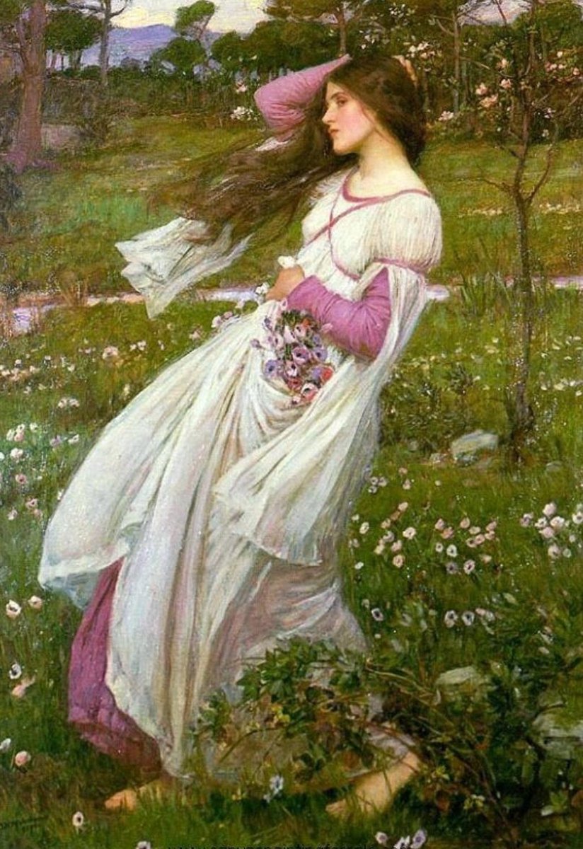 Amanece con Waterhouse. 
Café con besos, por favor. 
Buenos días. :))