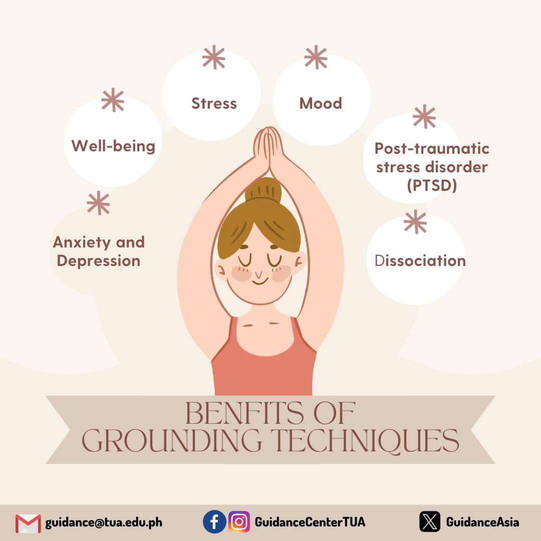 GuidanceAsia's tweet photo. 2/3 Here are some tips that will help you practice Grounding Techniques in Mindfulness. 🤩

#mindfullness #grounding #groundingtechnique #tgcc #TUACares https://t.co/iMlhsWuFQk