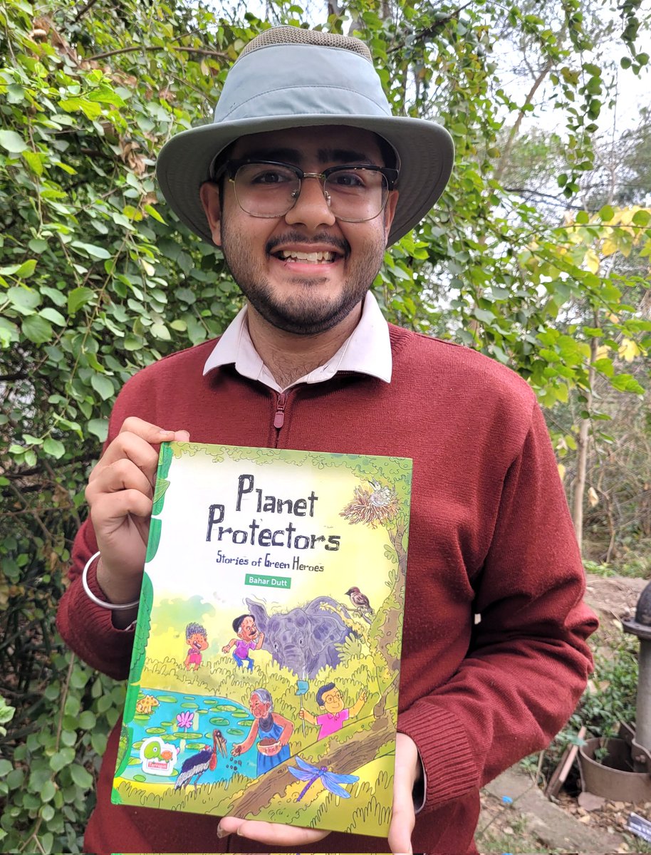 SamarrthK's tweet photo. Read about our #rewilding journey along with a number of inspiring stories in @bahardutt 's new book "Planet Protectors" published by @teriin 

Hope this beautiful childrens book inspires an army of young minds that join us in doing our bit to conserve the #Environment https://t.co/i8VqCFNHm7