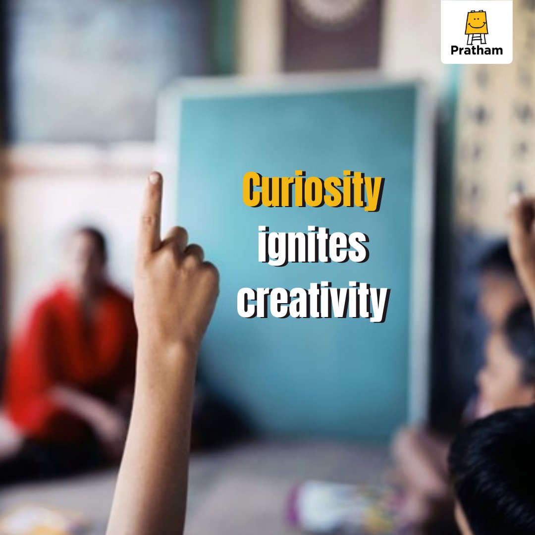 A child’s curiosity is the spark that forges a lifetime of learning. At Pratham, our aim is to help children develop language and problem-solving skills through interventions that stimulate inquisitiveness and also enable learning.

#learning #children #curiouskids #curiosity