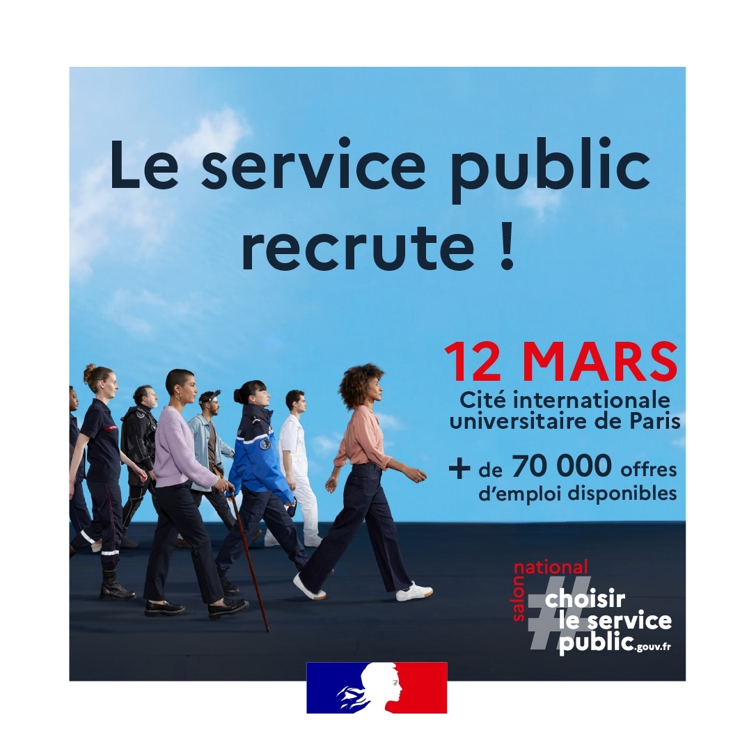 #LundiMotivation J-8 ! 
Préparez votre visite au salon #choisirleservicepublic 👇
salon-choisirleservicepublic.fr 

#Leservicepublicrecrute #CesMétiersQuiNousFontAvancer