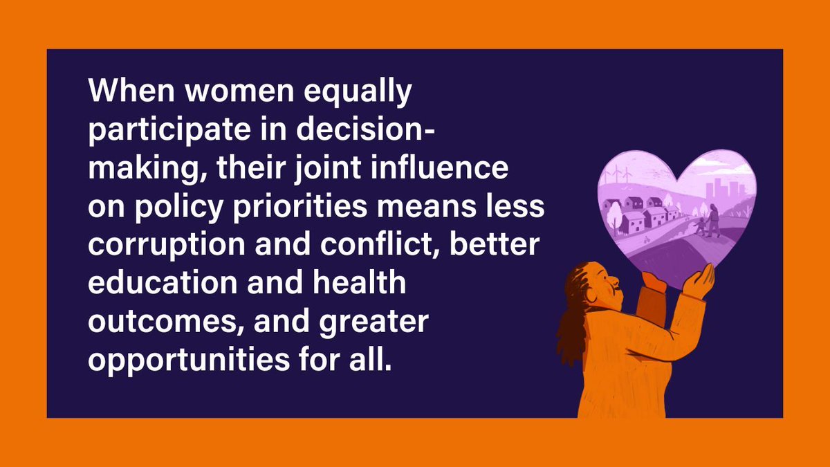 Democracy thrives when women thrive: Women's status and safety and the state of a country's governance are linked When women equally participate in decision-making, we all benefit Join us for a week of spotlighting women's leadership ahead of International Women's Day. #IWD2024