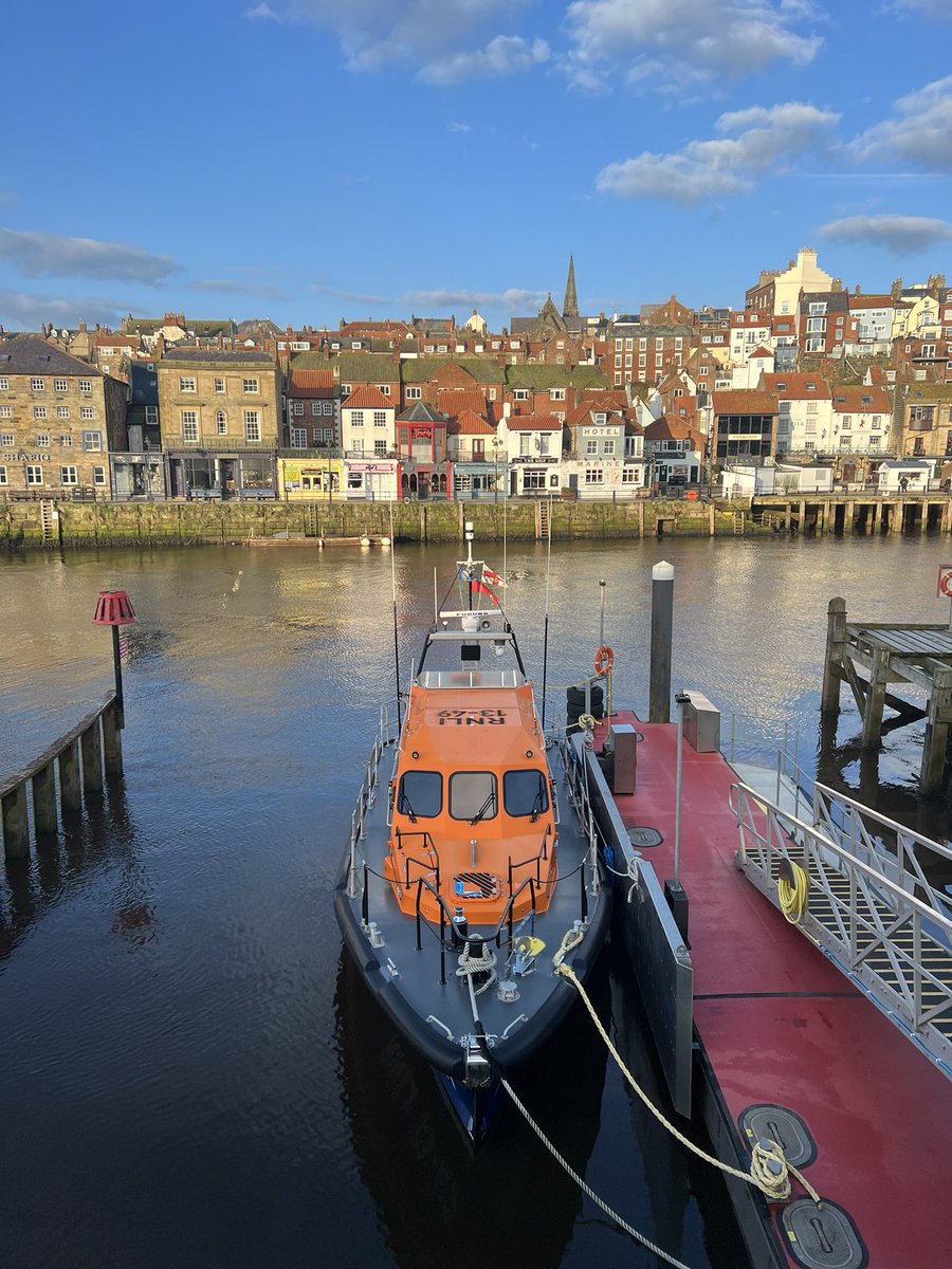 A beautiful day in Whitby for our 200th anniversary #rnli