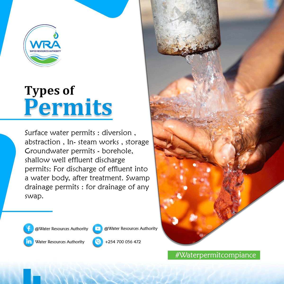 WRA_KEN's tweet image. Water resources authority water permits #permittingprocess