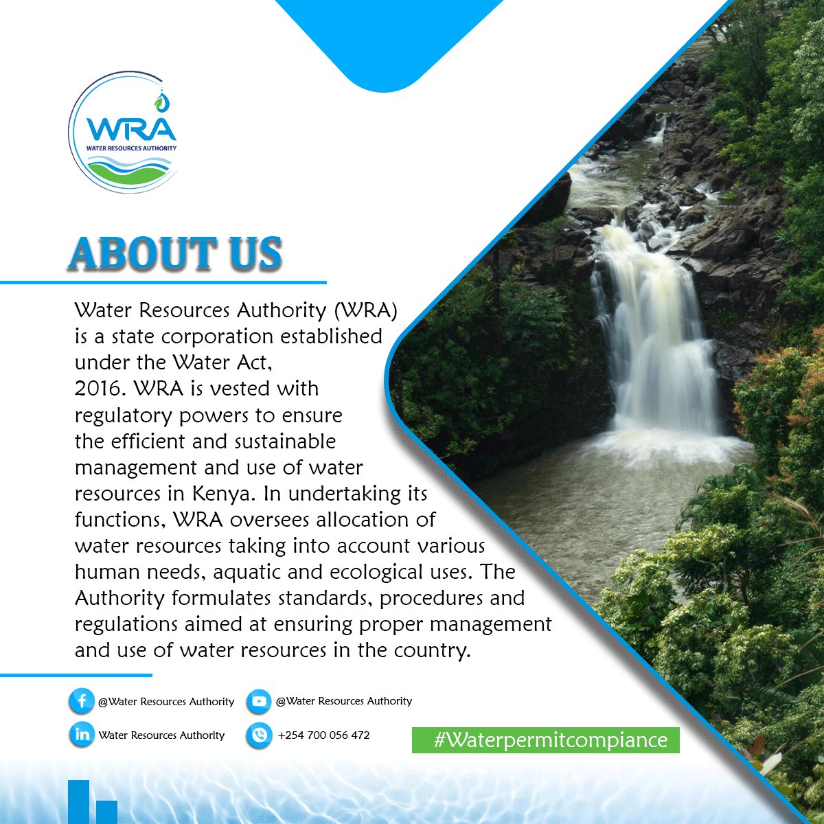 WRA_KEN's tweet image. Water resources authority water permits #permittingprocess