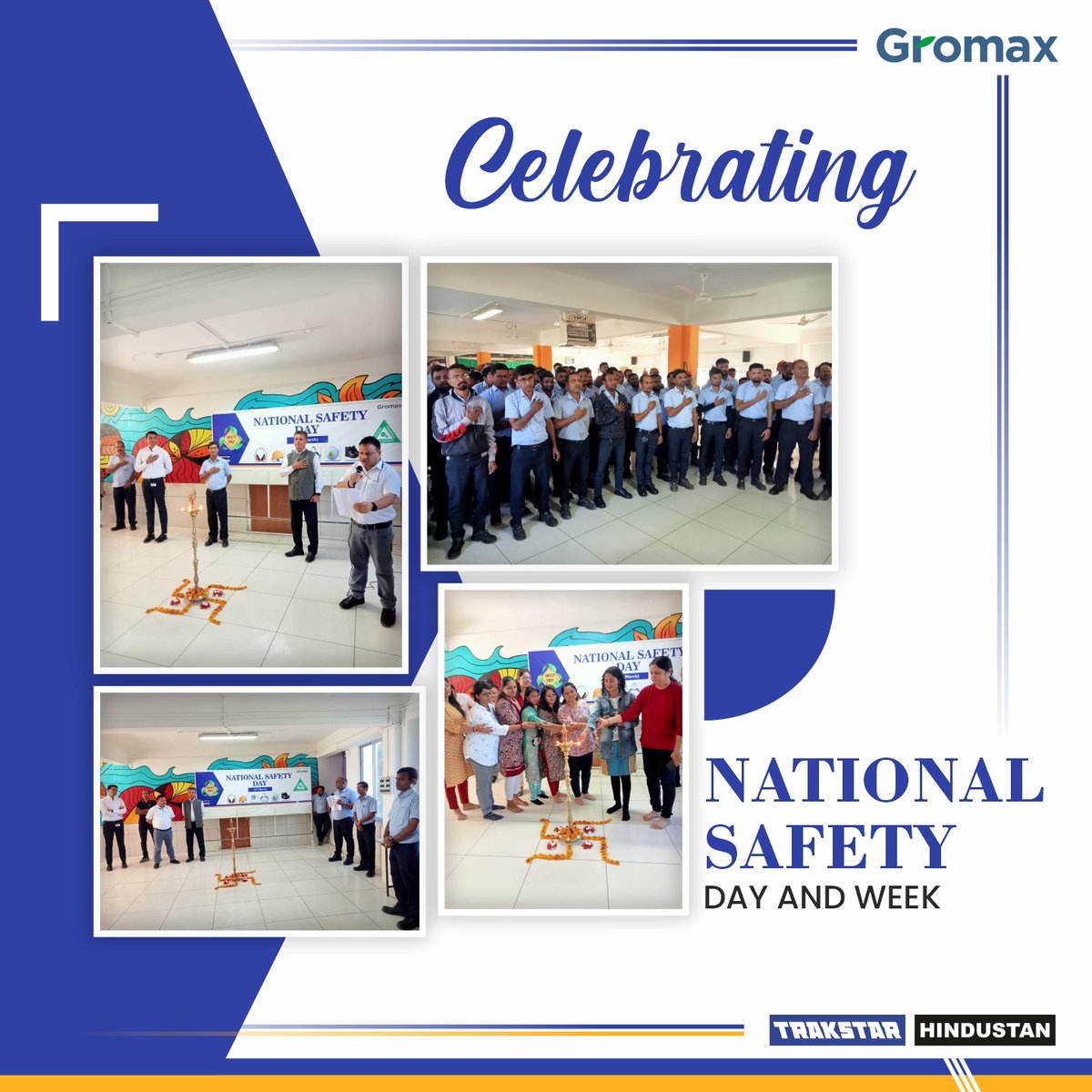 GromaxAgri's tweet photo. Celebrating National Safety Day And Week.

#SafetyFirst #NationalSafetyDay #Nationalsafetyweek
#GromaxAgri #GromaxAgriEquipmentLtd #GromaxTractors #SafetyAwareness #FarmLifeSafety #SafetyWeek #FarmEquipmentSafety #SafetyMatters #Gromax #Gujarat #trakstar #hindustan #MahindraGroup https://t.co/n5biYi4HQQ