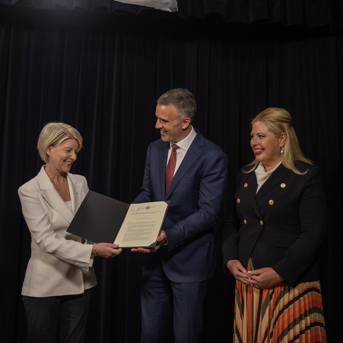 The scourge of domestic, family & sexual violence is horrific & it is incumbent on us all to help prevent it With those impacted in our hearts, I was proud to stand with @PMalinauskasMP to announce that exemplary & enduring advocate @NStottDespoja will lead the Royal Commission