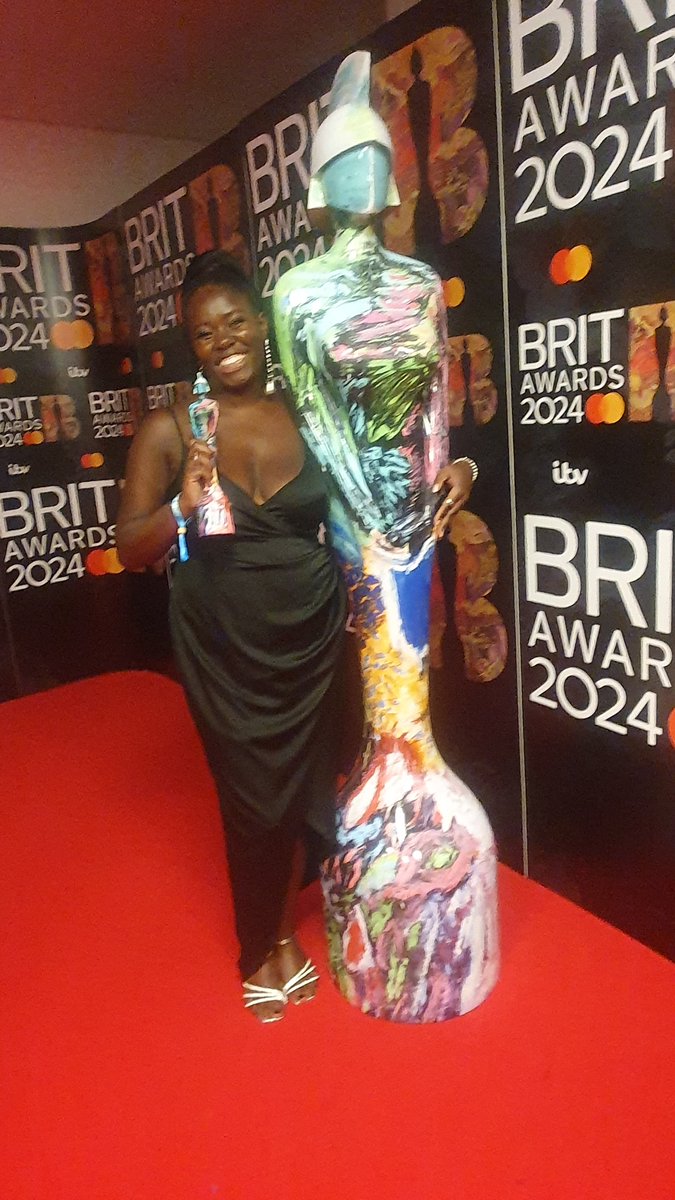 Sooo proud of my sister who designed this year's #BritAwards ✨️