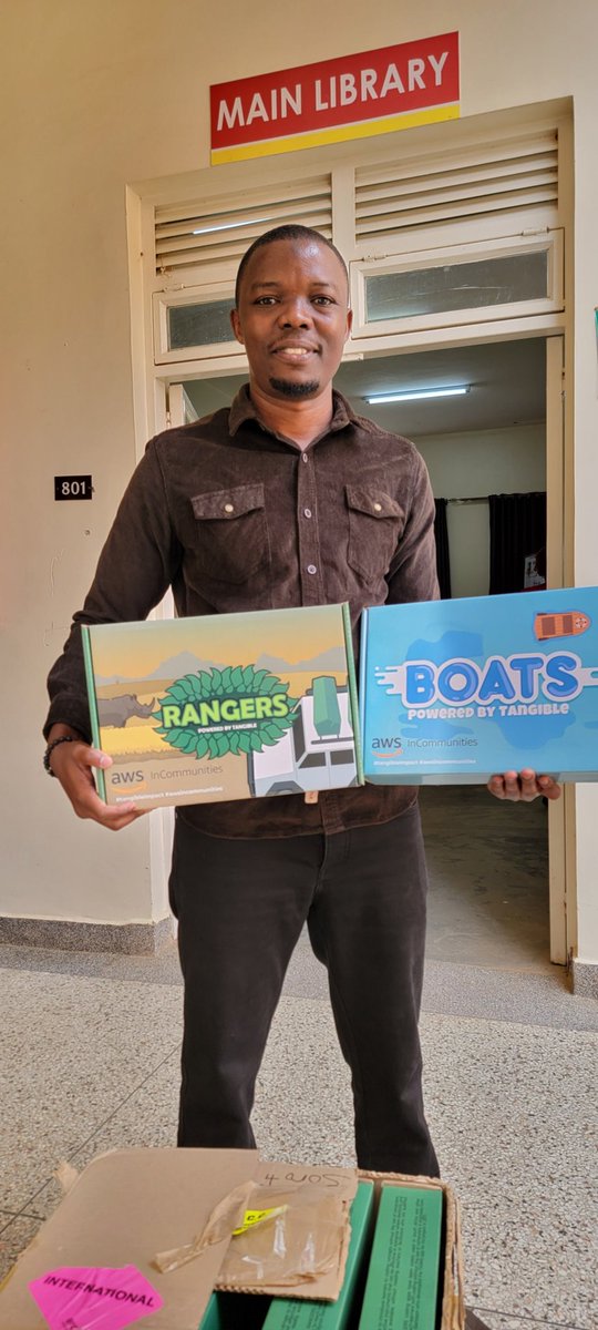 Sunlibdept's tweet image. Today, Librarians  @SorotiUniversi1 embark on a distribution drive of   Unplugged  Coding Kits (RANGERS KITS) donated by #TangibleAfrica, South Africa to Soroti University Library
#Coding4Mandela