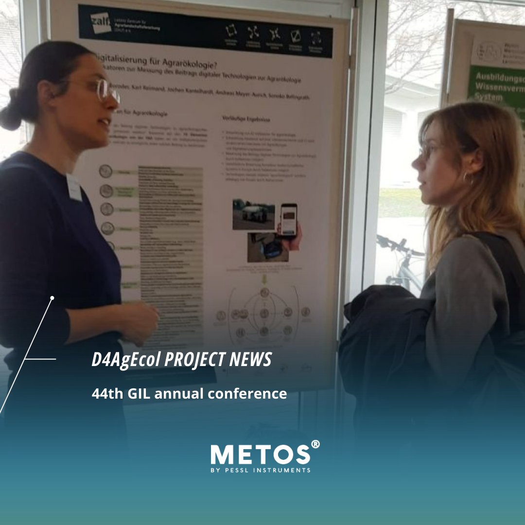 Alma Moroder during the 44th annual GIL conference, presenting the indicators for evaluating the impact of digital technologies on agroecology.🧠

This toolkit, developed as part of the <a href="/D4AgEcol/">D4AgEcol</a> project, is already being put to the test in our #DTSW. 💡

#metosbypessl #DTSW #GIL