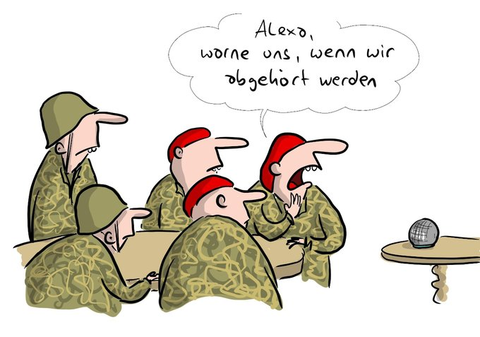 sinnsturm's tweet photo. Nach dem #TaurusLeaks ergreift die #Bundeswehr erste #Maßnahmen! #generaele #BundeswehrLeak #Russland #alexa #taurus #Ukraine https://t.co/Ogpl7hNVey