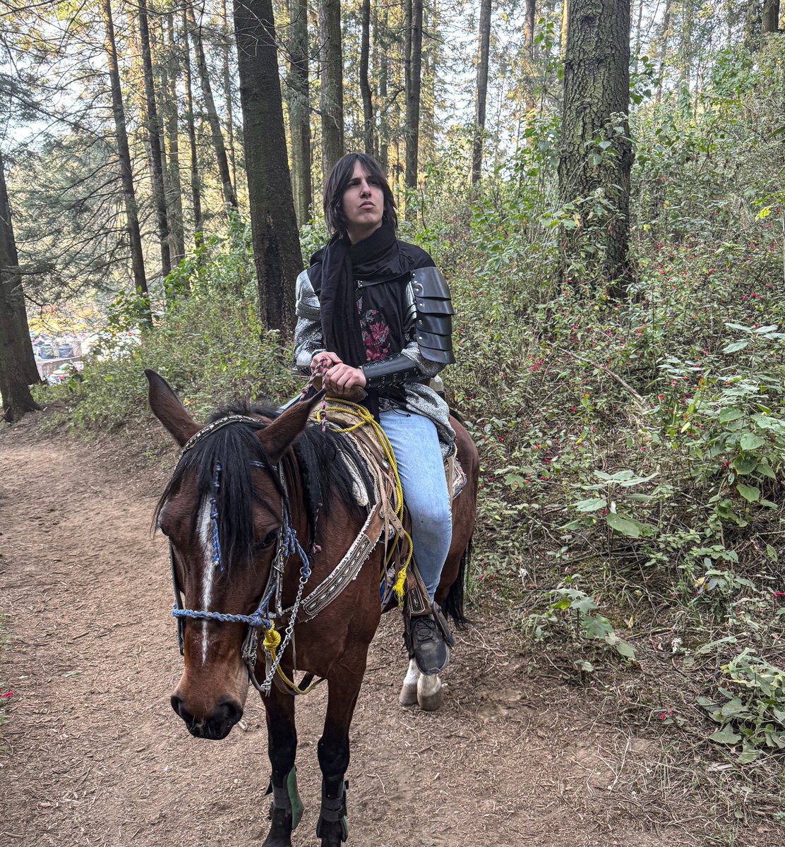 Querido diario, hoy monté un caballo.