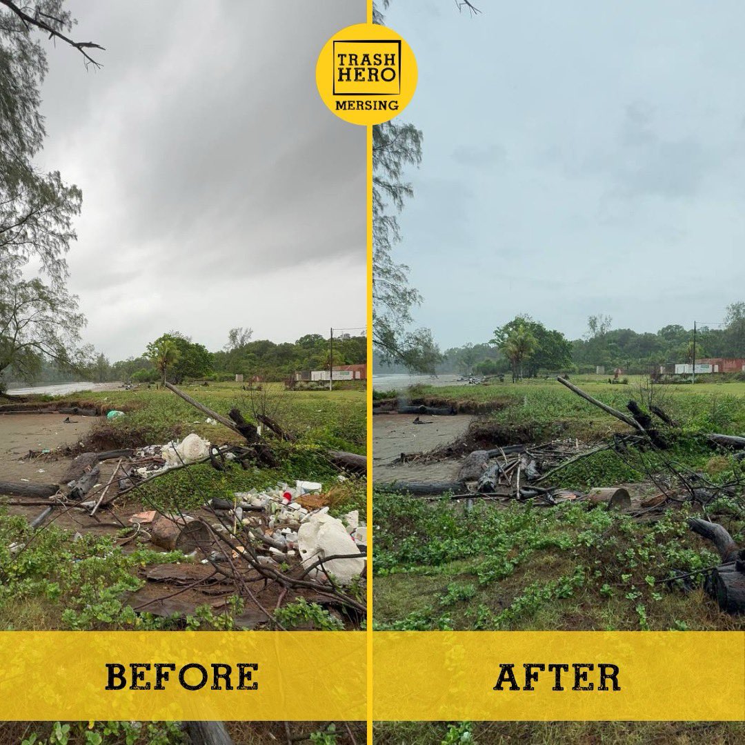 THMersing's tweet photo. #cleanup ke-83. 406.7 Kg. 30 #sukarelawan dengan 4 orang #trashherokids https://t.co/yW79SpmFKm