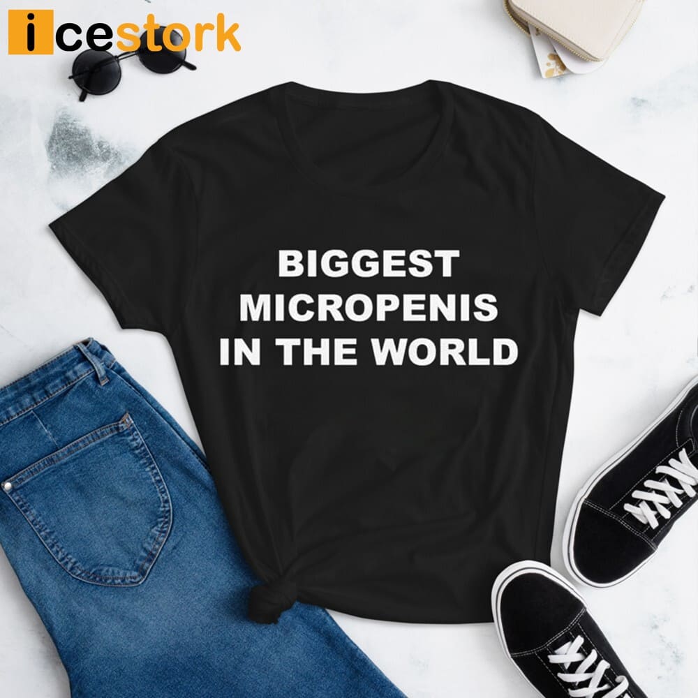 Biggest Micropenis In The World Shirt
icestork.com/product/bigges…
Hit the streets in the T-shirt everyone's talking about! 🌟 Our cotton blend tops come in S-5XL & ship fast. Don't wait to upgrade your wardrobe! #TrendyTee #QuickStyle