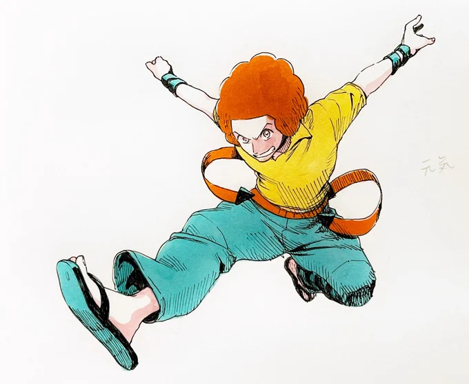 元気な男の子ですよ 