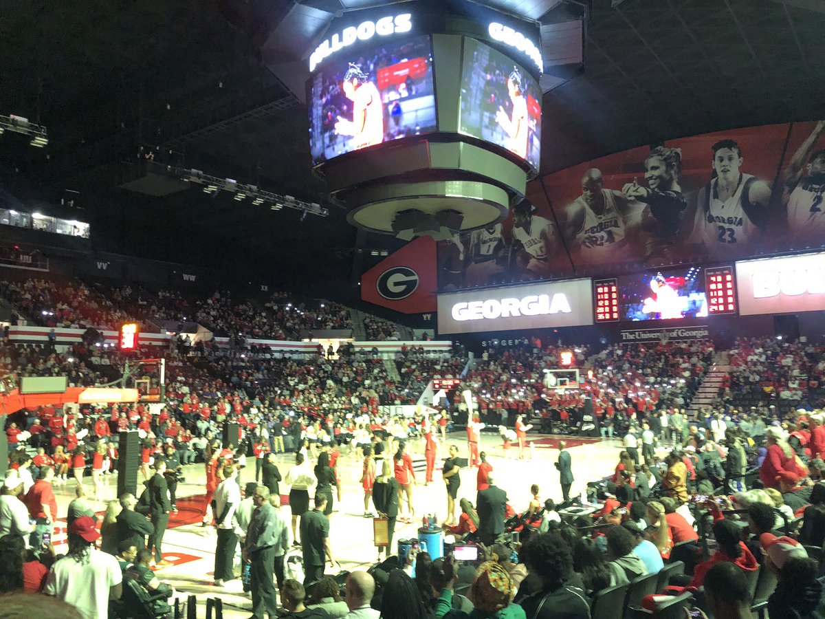 OcmsChorus's tweet photo. OCMS Blue Note Ensemble did an excellent job performing at the UGA Women’s Basketball game this past week! #connectserveimpact #ocmschorus #gobraves #godawgs https://t.co/ntnUxVgey9
