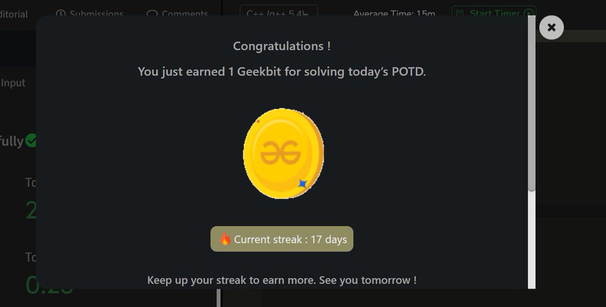 Rajende17438932's tweet photo. Today's Problem #GFG and #Leetcode are here...!!!
"Swap the array elements", it is based on simple traversing and swapping, " Bag of Tokens", it is based on two pointers approach.
#dsa #Algorithm #codinglife #Coding #CodingEvolution #CodingJourney #codingChallenge https://t.co/WQDpfleaWO
