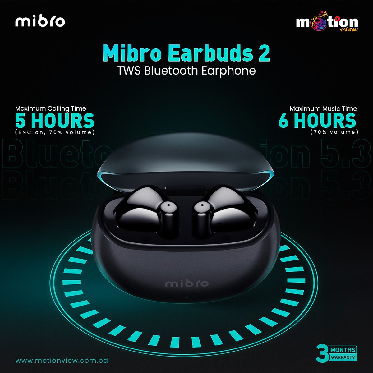 MotionViewBD's tweet photo. 🅼🅾🅳🅴🆁🅽 Experience superior sound with Mibro Earbuds 2 design.
🛑For More Details :
📞+8801925460460
#MIbroBangladesh #Motionview #MIbro #MibroEarbuds2 #TWS #styleEarbuds #highbass https://t.co/RmU5ytfR0l