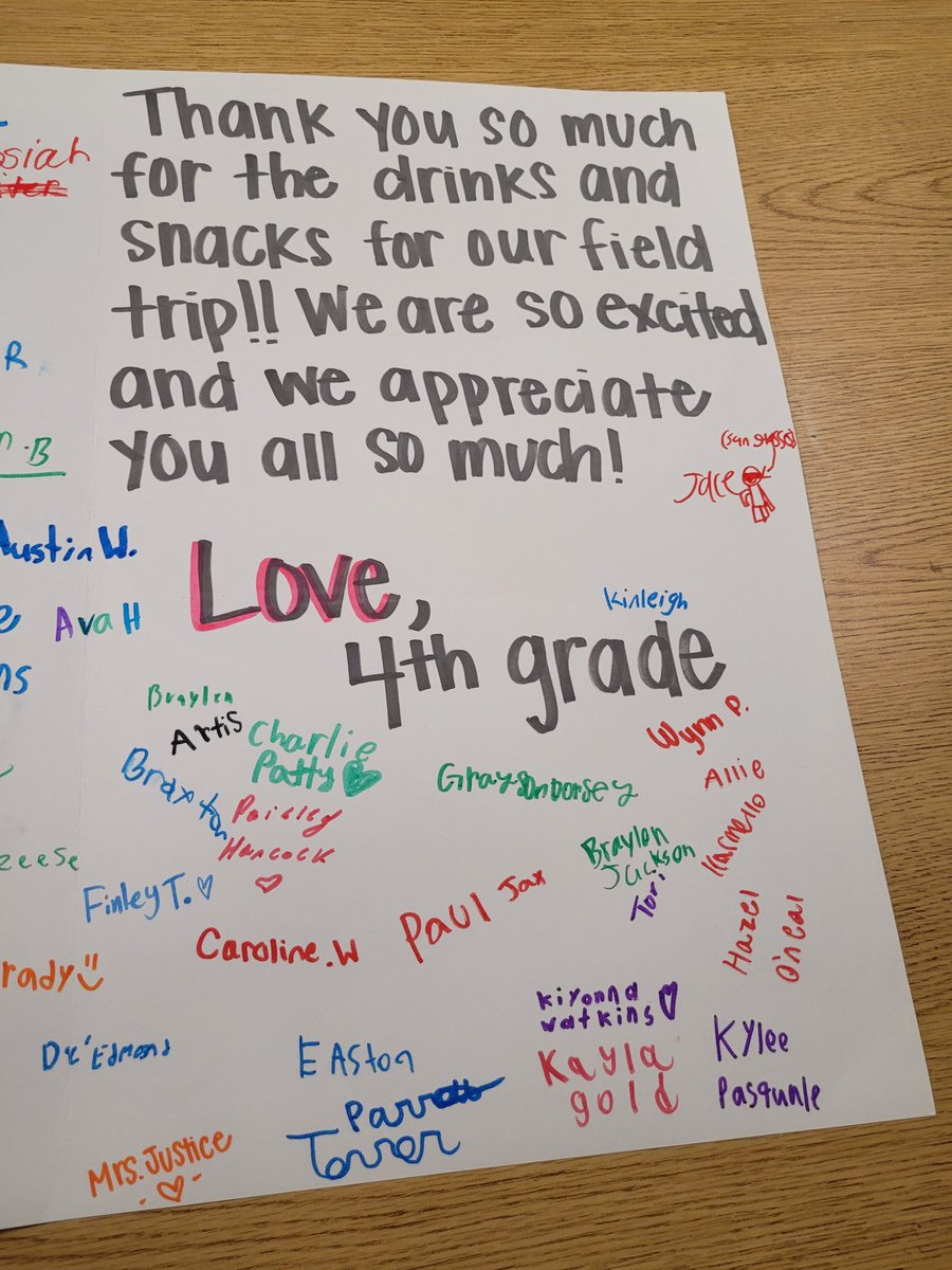 HUB_tigers's tweet photo. Special SHOUTOUT, to our Hubbard Nutrition Staff, they provided some much appreciated snacks for our Fourth Graders' bus ride to the Aquarium!!! 🥰🥰🥰 #HUBfamily #thankssomuch #fourthgrade https://t.co/DlAbqDxtJM