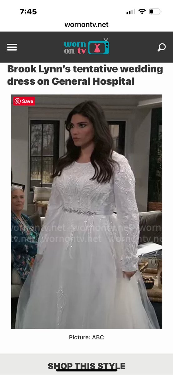 stopmealready's tweet photo. @GeneralHospital please save Brook Lynn from the indignity of wearing Lilas dress, it is all wrong for her figure &amp; seriously dated. I have trust issues after that horror you put her in last week. I mean what is this? https://t.co/YDNfk1knLK
