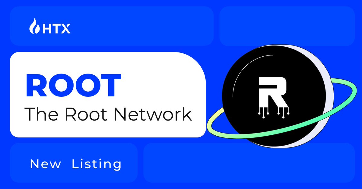 HTX_Global's tweet photo. 🔥#HTX New Listing!

$ROOT @TheRootNetwork  

✅Deposits Open at 9:00 (UTC)
📈Spot Trading Starts on Mar 5th

Details>>https://t.co/1oQAoQYs9g https://t.co/gzmTwBpUnM