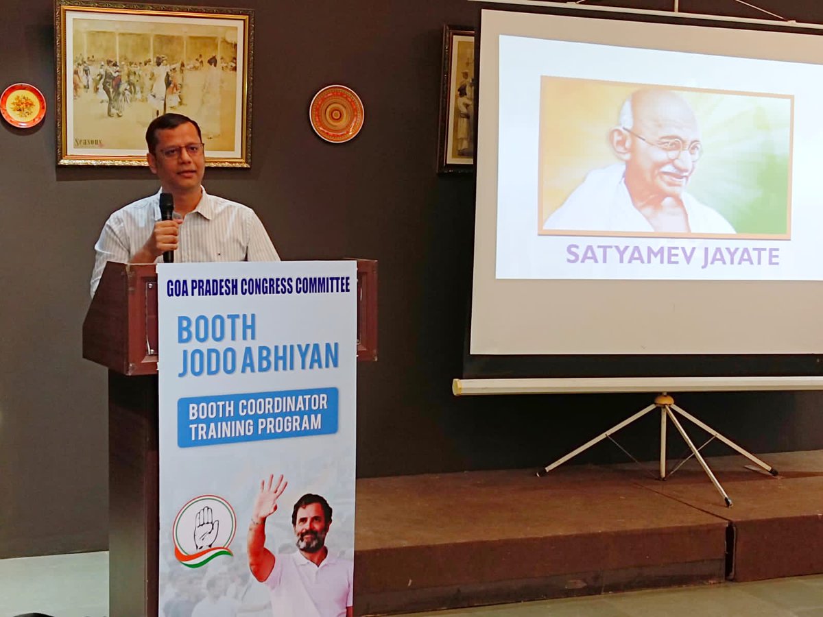 INCGoa's tweet photo. Booth Coordinators showed Enthusiasm and Dedication to work for @INCGoa  at the Training Session in Margao. Our Functionaries &amp; Workers will surely ensure victory of @INCIndia Candidates in the upcoming Loksabha Polls. #Congressfor2024 #TogetherwithINDIA https://t.co/RfK52WDZ08